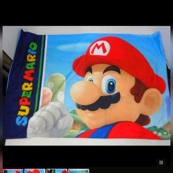 Super Mario Soft Microfiber Pillow Case, 20"L x 30"W - Picture 2 of 5